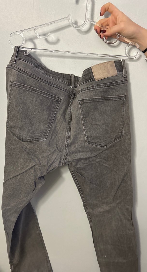 Gri Dar Kesim Erkek Denim Jean - Görsel 2