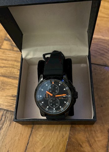 Siyah Erkek Alfa Romeo Saat - Görsel 4