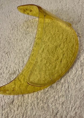 Sarı Şeffaf Motosiklet Kask Siperliği MtHelmets - Görsel 3