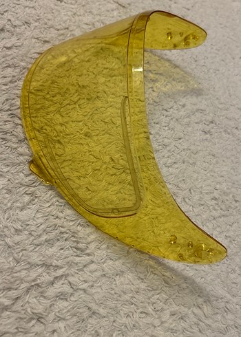 Sarı Şeffaf Motosiklet Kask Siperliği MtHelmets - Görsel 2