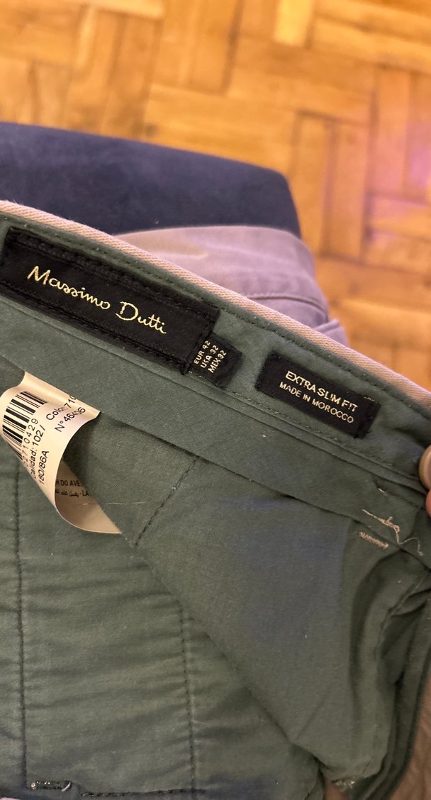 Bej Erkek Keten Pantolon Normal Kesim - Görsel 2