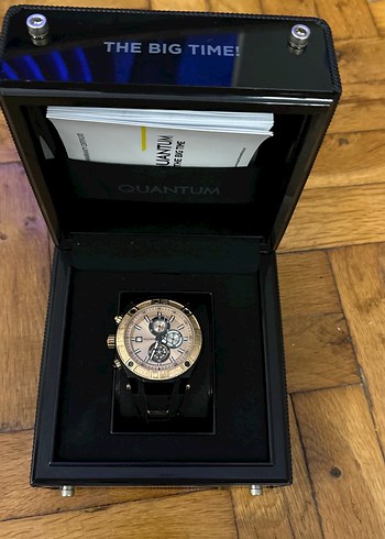 Klasik Erkek QUANTUM Saat Altın Renk - Görsel 2