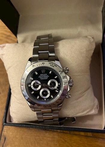 Rolex Klasik Siyah Erkek Kol Saati - Görsel 4