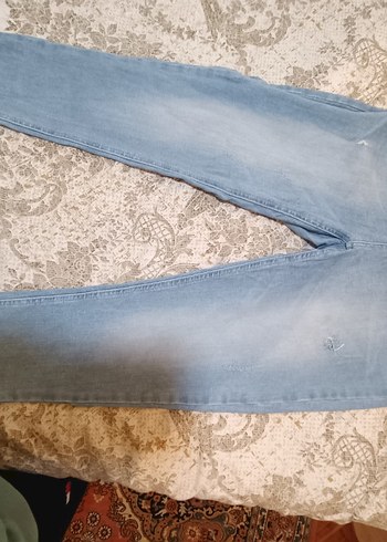 Mavi Loose Fit Midi Kadın Kot Pantolon