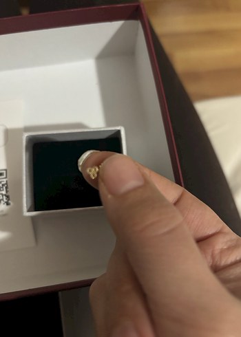 Altın Çift Taraflı Güneş Piercing - Görsel 5