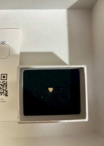 Altın Çift Taraflı Güneş Piercing - Görsel 4