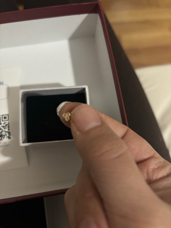 Altın Çift Taraflı Güneş Piercing - Görsel 5