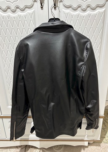 Siyah Deri Ceket - Görsel 6