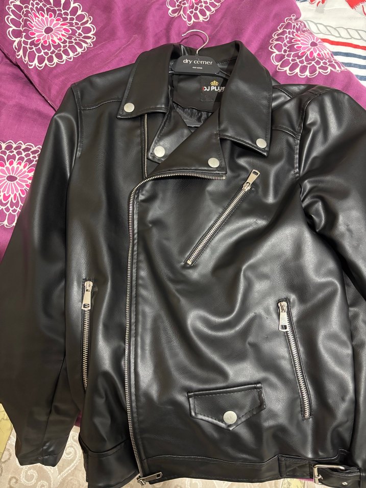 Siyah Deri Ceket - Görsel 2