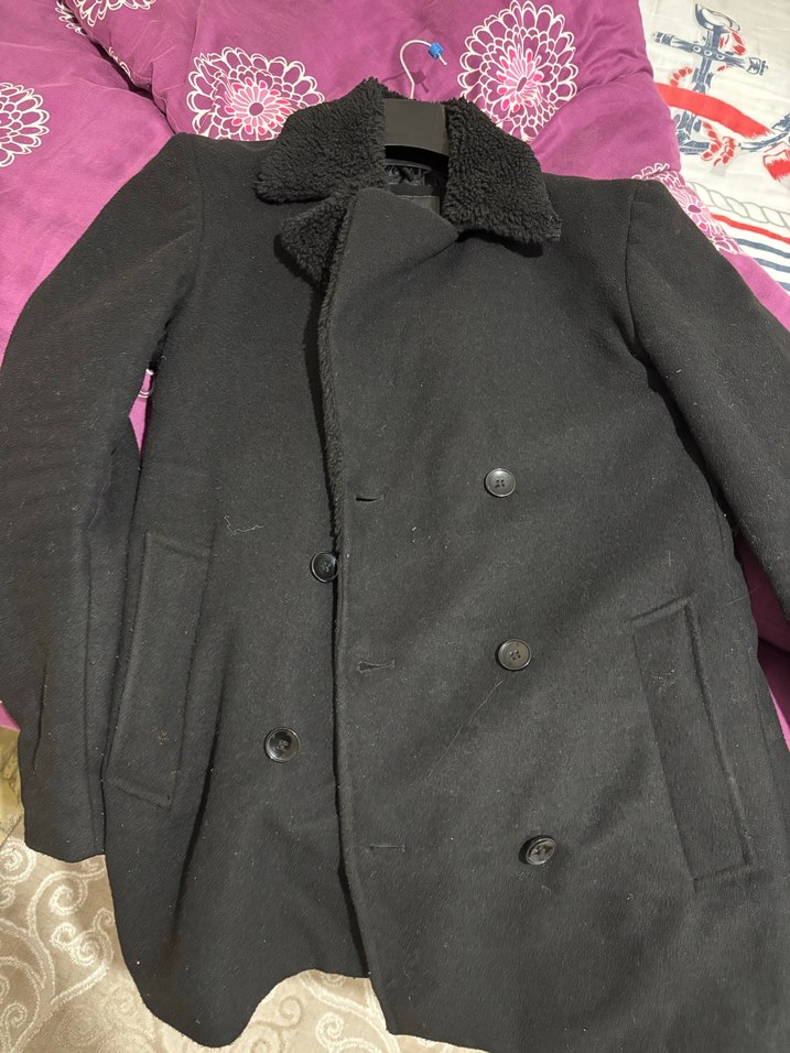 Erkek Siyah Kaban Koton - Görsel 3