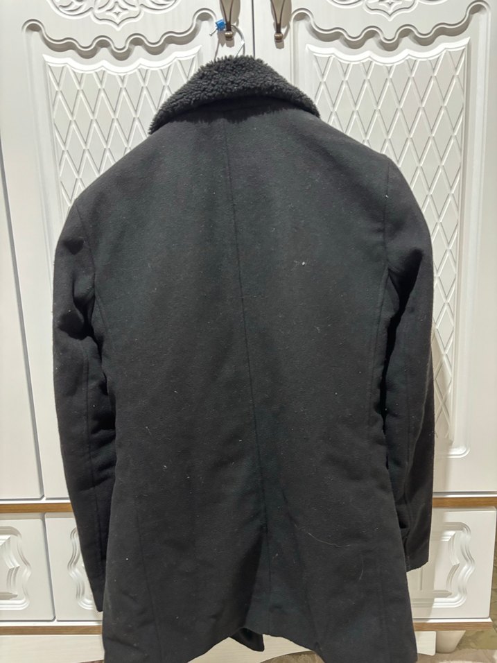 Erkek Siyah Kaban Koton - Görsel 2