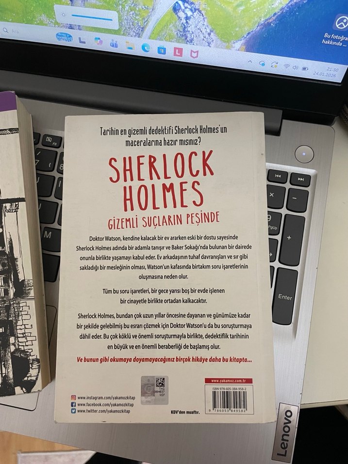 Sherlock Holmes - Kokulu Kitap Seti 2 li - Görsel 3