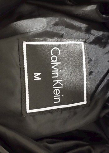 Calvin Klein Siyah Fermuarlı Erkek Street Wear Mont - Görsel 2