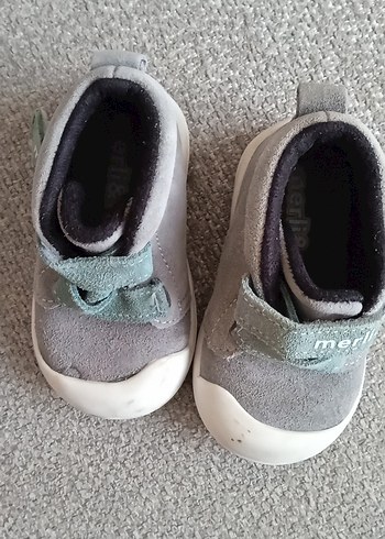 Gri Erkek Bebek İlk Adım Ayakkabısı - Görsel 4