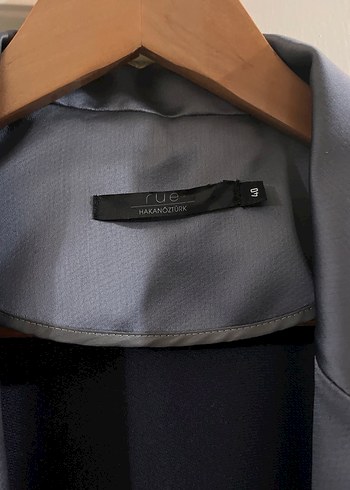 Gri Midi Kadın Blazer Ceket - Görsel 2