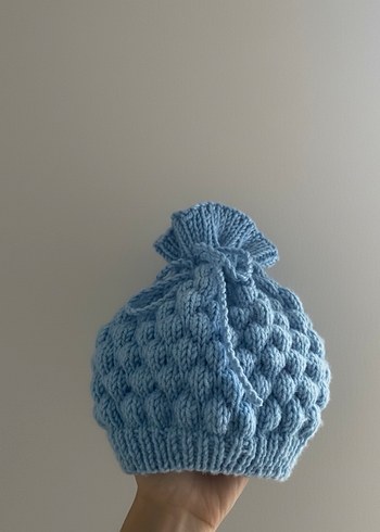 6-12 Aylık El Yapımı Bere - Görsel 2