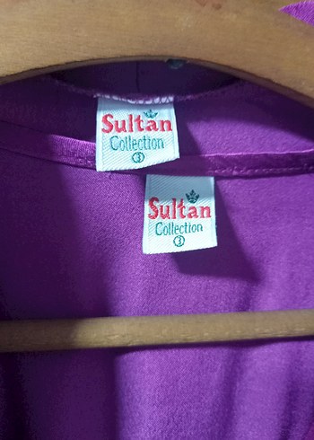 Mor İşlemeli Uzun Bohem Kadın gecelik sabahlık takım - Görsel 4