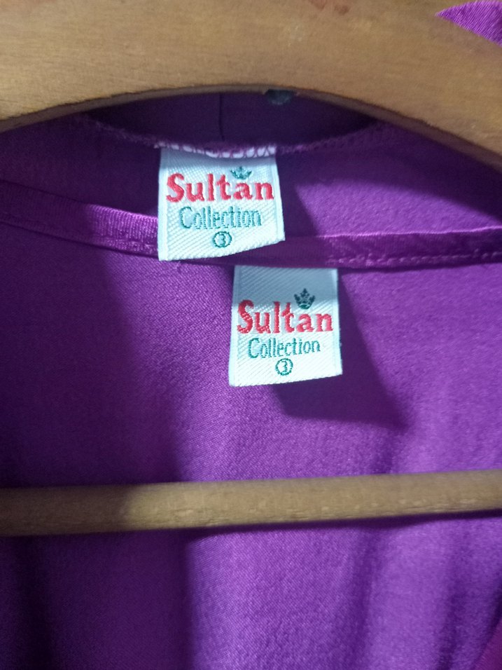 Mor İşlemeli Uzun Bohem Kadın gecelik sabahlık takım - Görsel 4