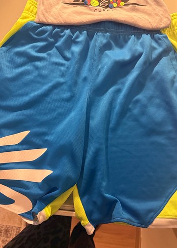 Mavi Erkek Midi Boy Spor Şort 12-13 yaşa uygun - Görsel 2