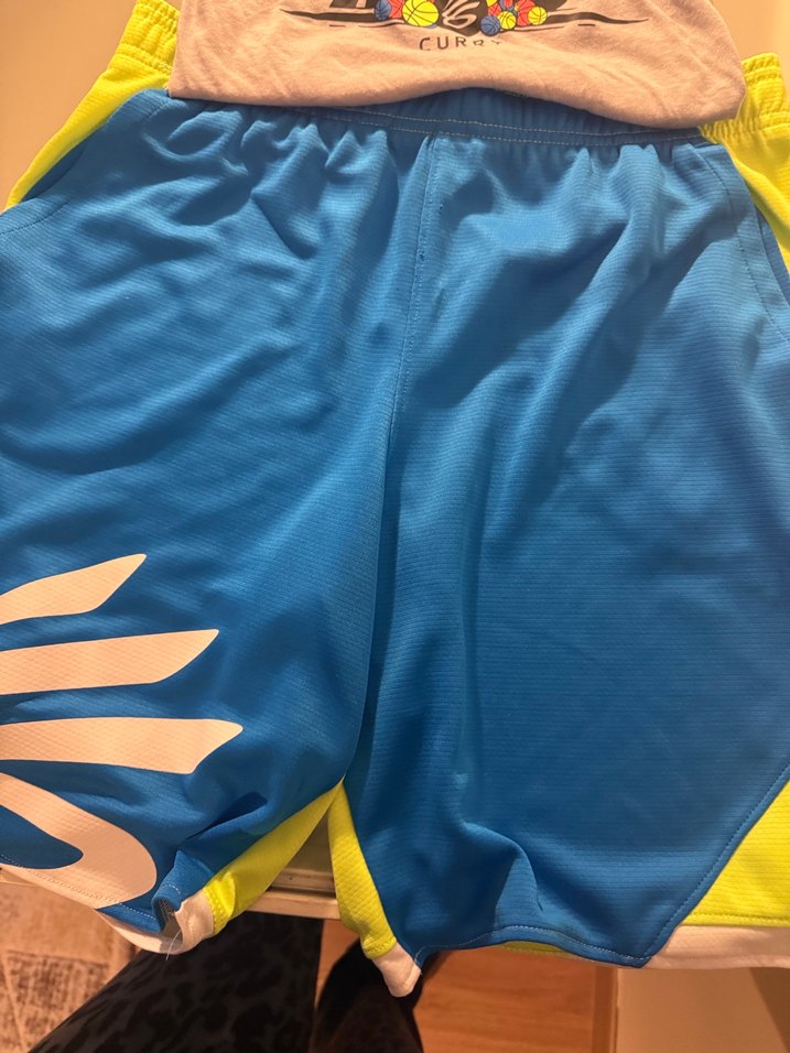 Mavi Erkek Midi Boy Spor Şort 12-13 yaşa uygun - Görsel 2