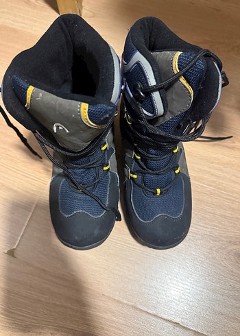 Erkek Mavi Gri Outdoor Biker Ayakkabı 34 numara - Görsel 4