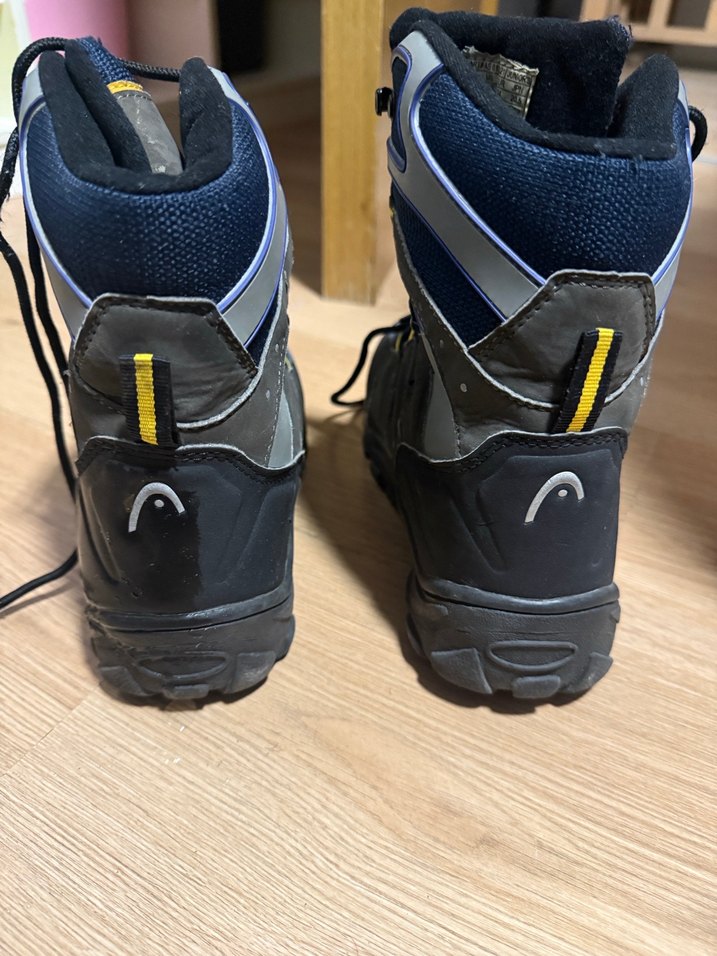 Erkek Mavi Gri Outdoor Biker Ayakkabı 34 numara - Görsel 3