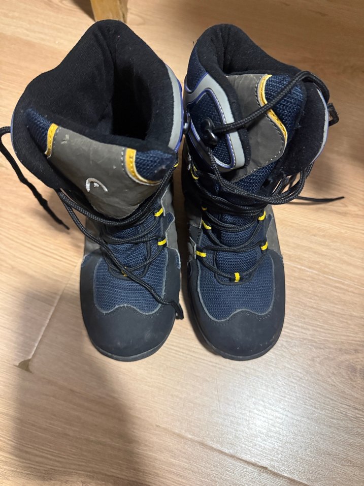 Erkek Mavi Gri Outdoor Biker Ayakkabı 34 numara - Görsel 4