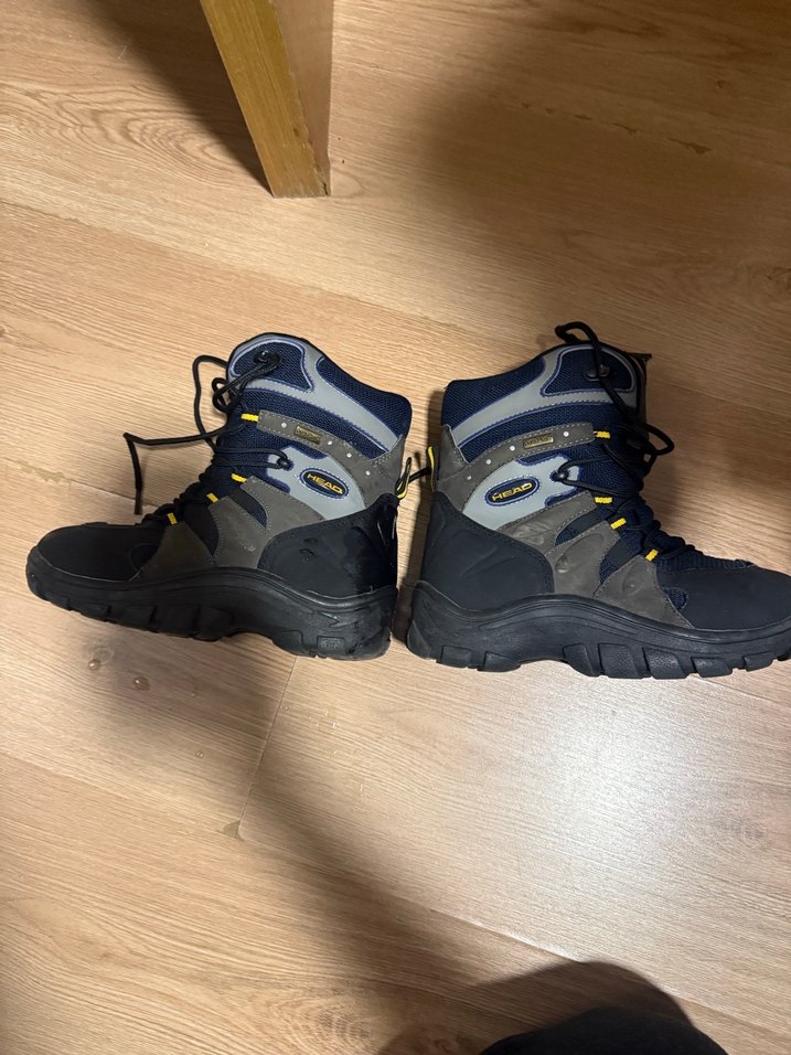 Erkek Mavi Gri Outdoor Biker Ayakkabı 34 numara - Görsel 5