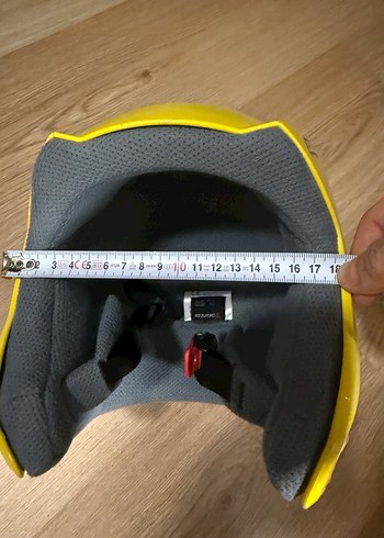 Sarı Minimalist kayak  Kaskı bazı yerlerinde çizik var - Görsel 3