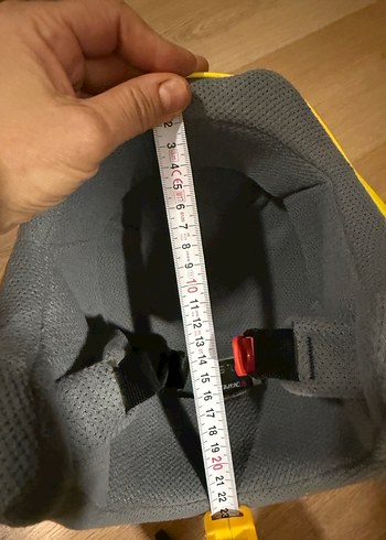 Sarı Minimalist kayak  Kaskı bazı yerlerinde çizik var - Görsel 4