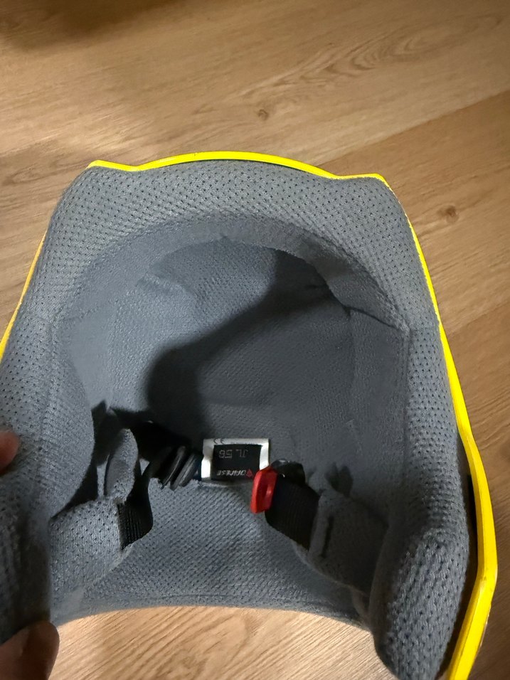 Sarı Minimalist kayak  Kaskı bazı yerlerinde çizik var - Görsel 5