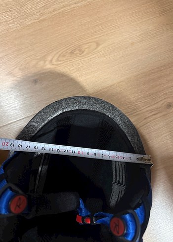 Mavi kask   Velcro Detaylı kayak için - Görsel 5