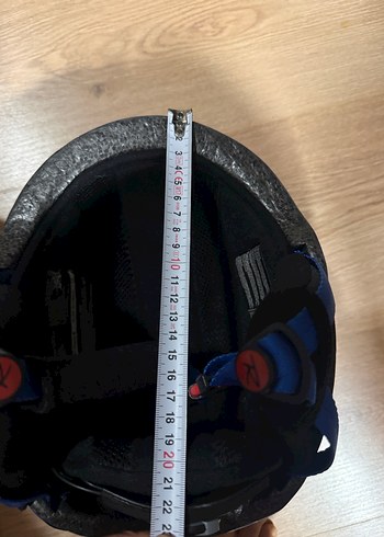 Mavi kask   Velcro Detaylı kayak için - Görsel 6