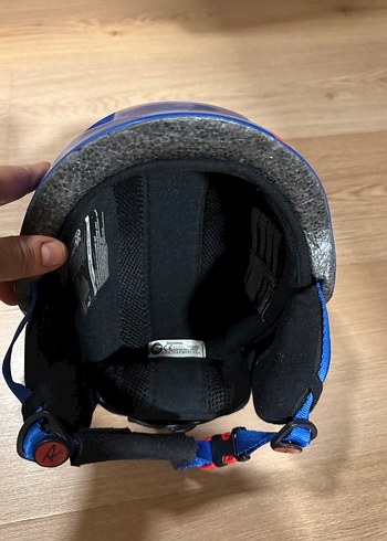 Mavi kask   Velcro Detaylı kayak için - Görsel 2