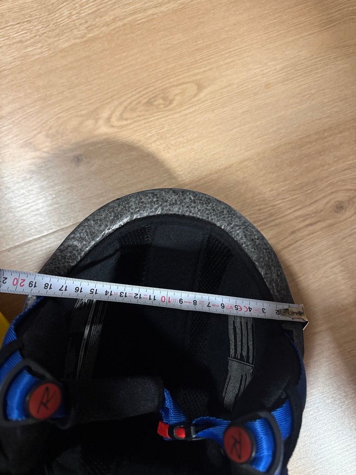 Mavi kask   Velcro Detaylı kayak için - Görsel 5