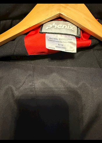 Kırmızı Fermuarlı Erkek Çocuk kayak takım mont ve tulum 8-12yaş - Görsel 3