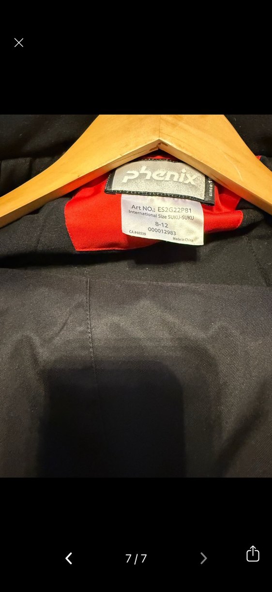 Kırmızı Fermuarlı Erkek Çocuk kayak takım mont ve tulum 8-12yaş - Görsel 3