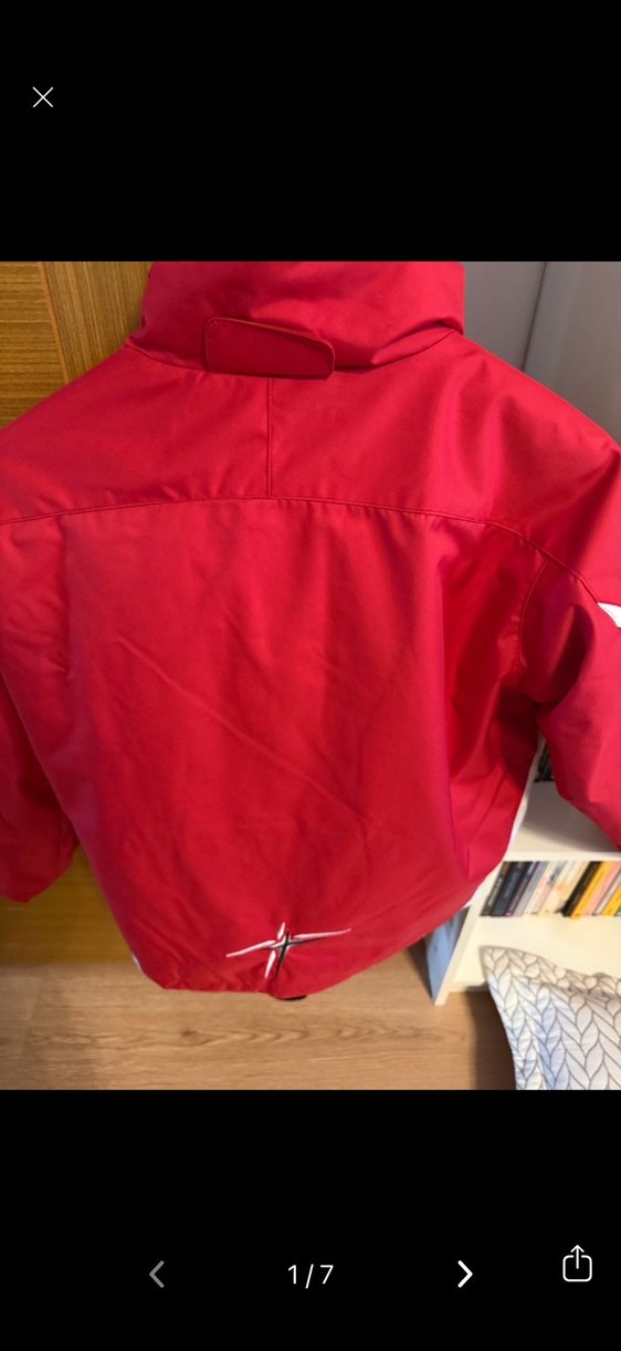 Kırmızı Fermuarlı Erkek Çocuk kayak takım mont ve tulum 8-12yaş - Görsel 2