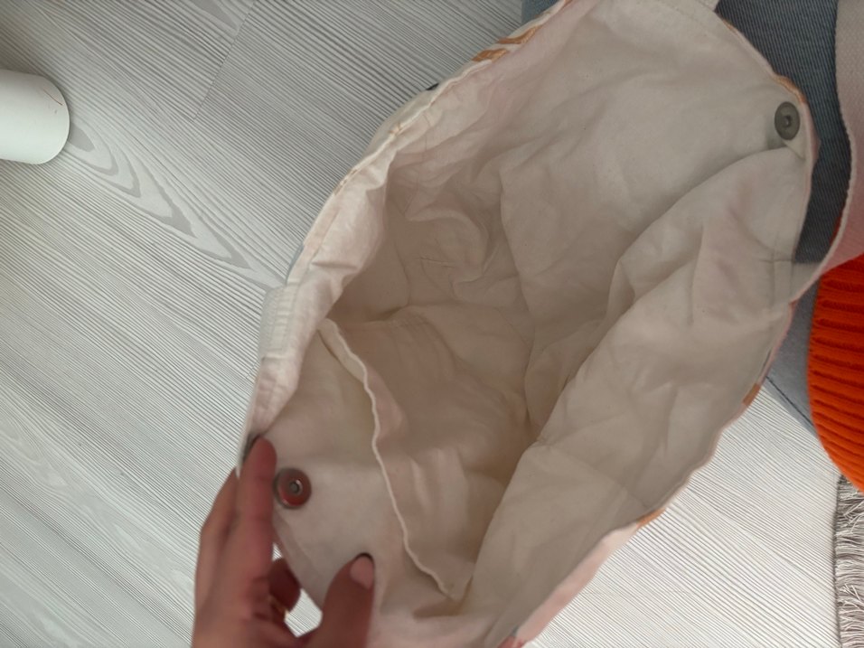 Bohem Desenli Beyaz Kadın Çanta - Görsel 2