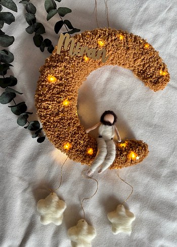 Erkek bebek Ay kapı süsü - Görsel 2