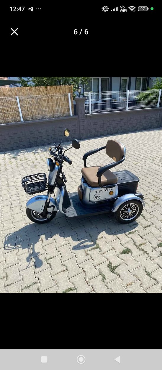 3 tekelekli elektrik bisiklet - Görsel 2