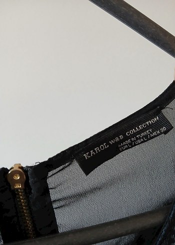 Siyah Gotik Kadın Abiye Elbise - Görsel 3