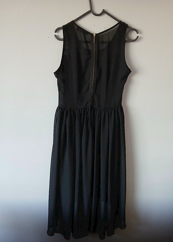 Siyah Gotik Kadın Abiye Elbise - Görsel 2