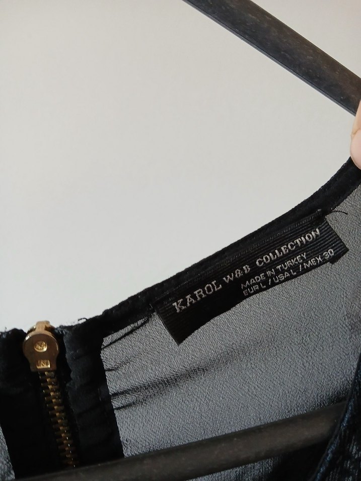 Siyah Gotik Kadın Abiye Elbise - Görsel 3