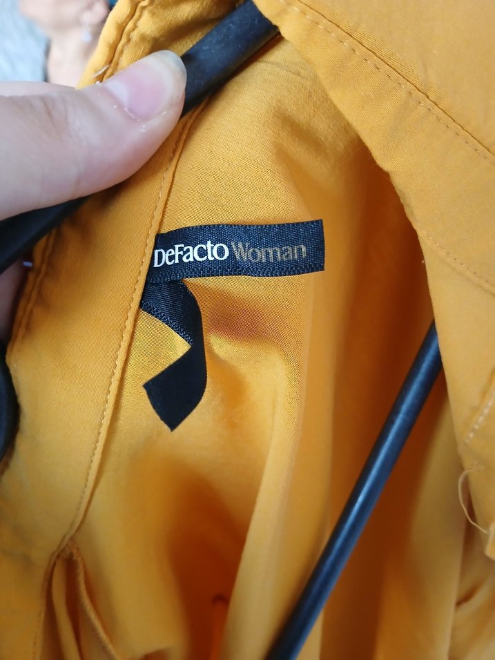 Sarı Kadın Gömlek - Görsel 2