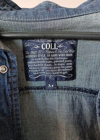 Düğmeli Mavi Denim Kadın Gömlek - Görsel 3