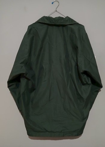 Bej y2k vintage ceket / yağmurluk iki renkli - Görsel 3