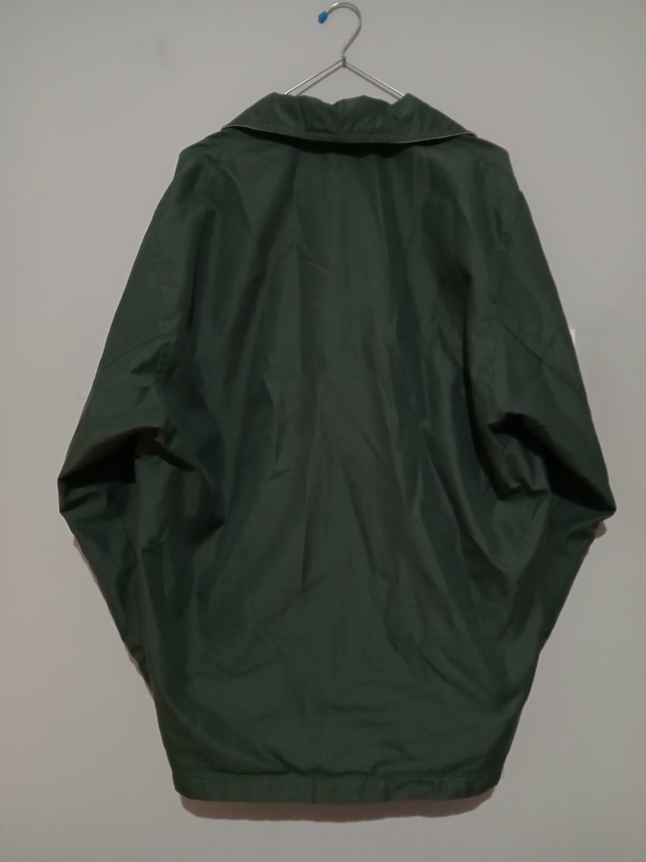 Bej y2k vintage ceket / yağmurluk iki renkli - Görsel 3