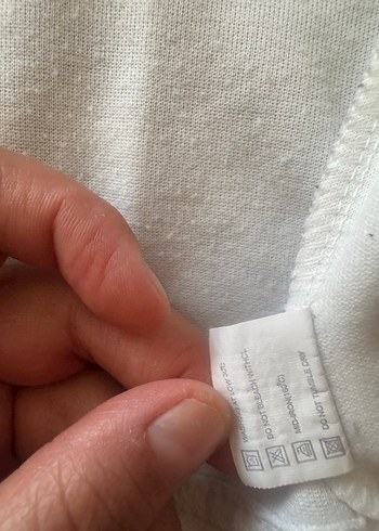 Kız Çocuk Beyaz Düğmeli ceket polyester kumaş gibi - Görsel 6