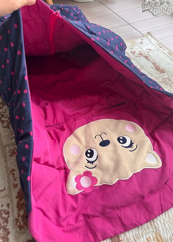 Kız çocuk bebekarabası mont - Görsel 3